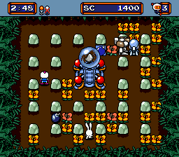 Mega Bomberman (Europe) In game screenshot